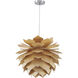 Canada 1 Light 21 inch Natural Wood Chandelier Ceiling Light